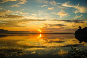 sun rise, nature, morning, sky, water, landscape